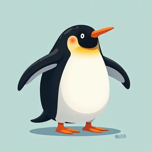 A Penguin used for avatar