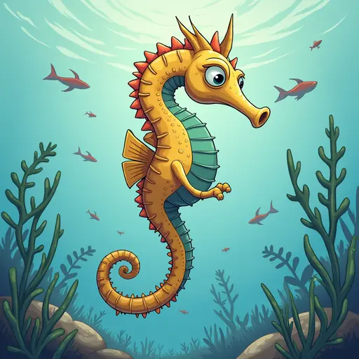 A Seahorse used for avatar