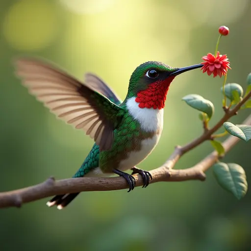 A Mischievous Hummingbird