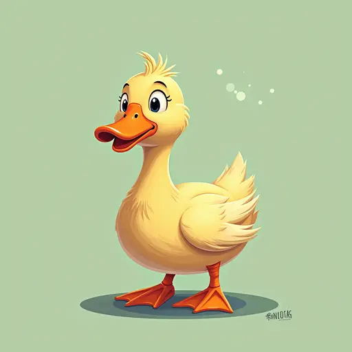 A Duck used for avatar