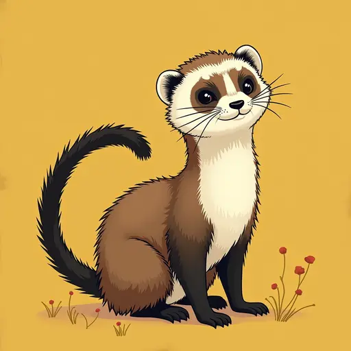 A Ferret used for avatar