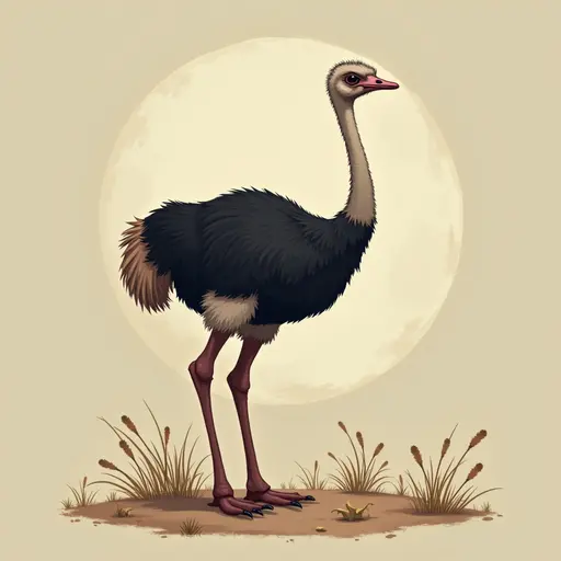 A Ostrich used for avatar