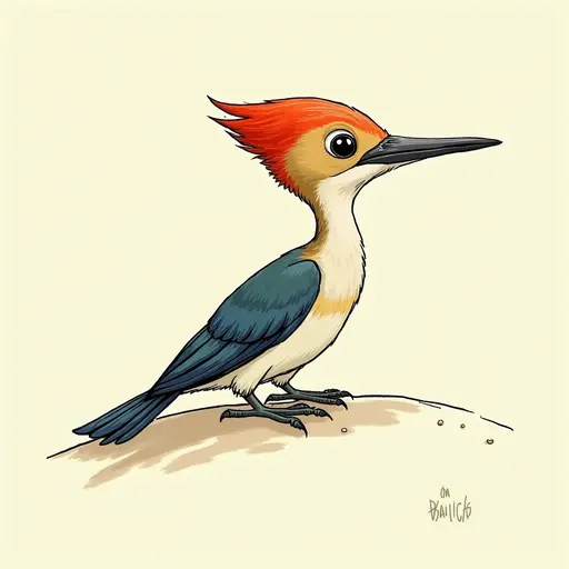 A Woodpecker used for avatar