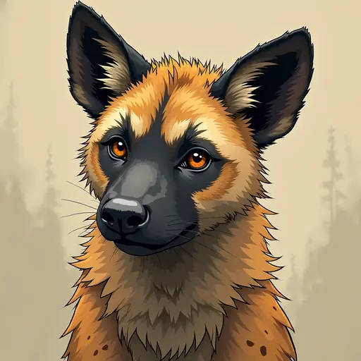 A Hyena used for avatar