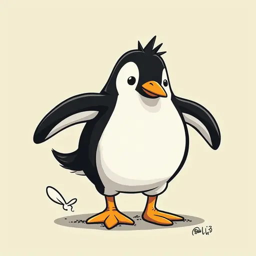 A Penguin used for avatar