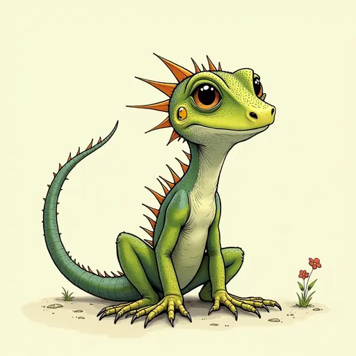 A Lizard used for avatar