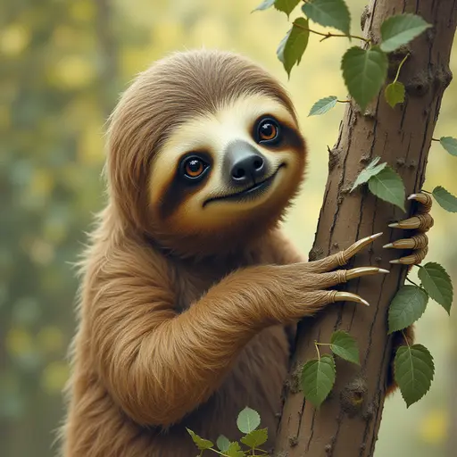 A Sloth used for avatar