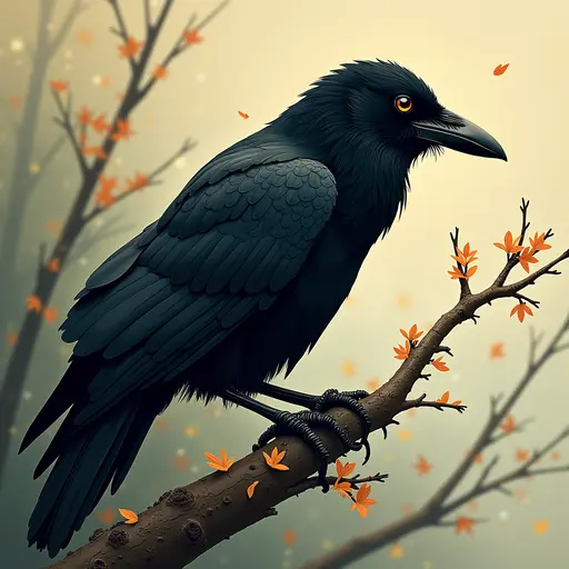 A Crow used for avatar