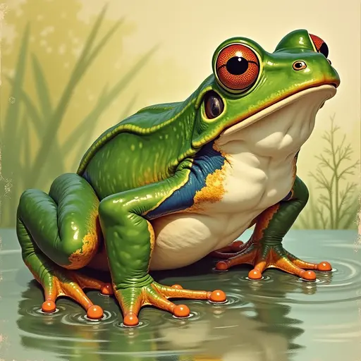 A Frog used for avatar