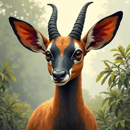 A Okapi used for avatar