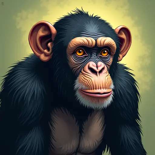 A Chimpanzee used for avatar