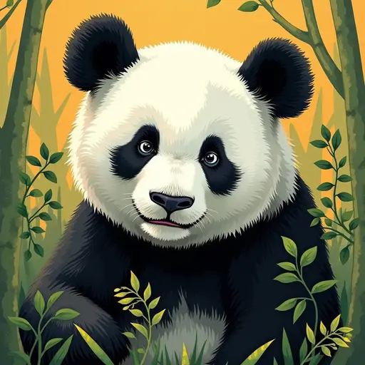 A Panda used for avatar