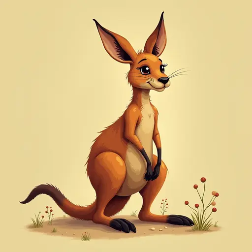 A Kangaroo used for avatar