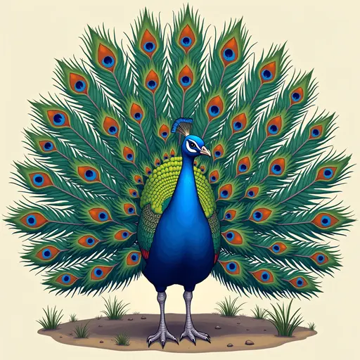 A Peacock used for avatar