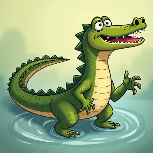 A Crocodile used for avatar