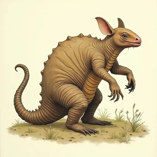 A Armadillo used for avatar