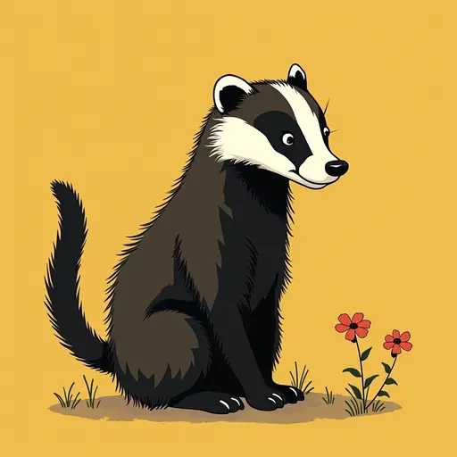 A Badger used for avatar