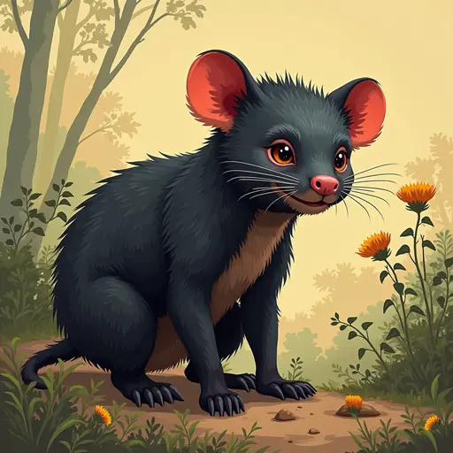 A Tasmanian Devil used for avatar