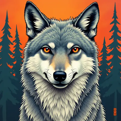 A Wolf used for avatar