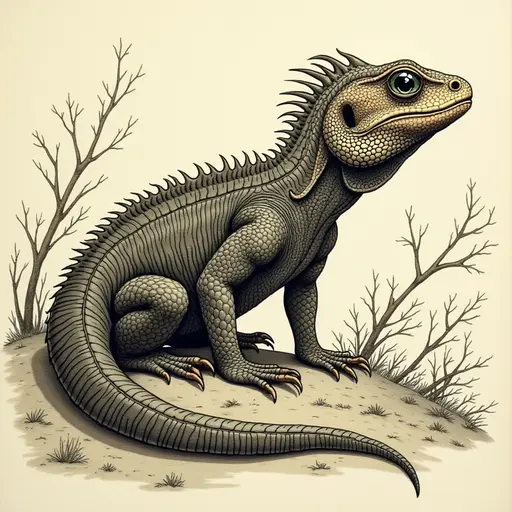 A Lizard used for avatar