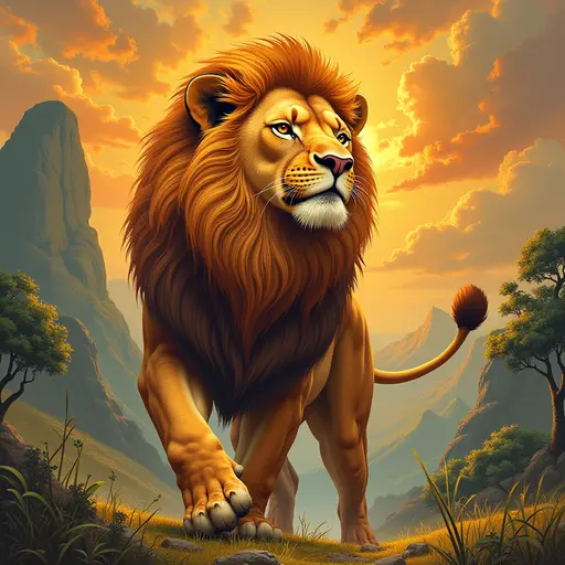 A Lion used for avatar