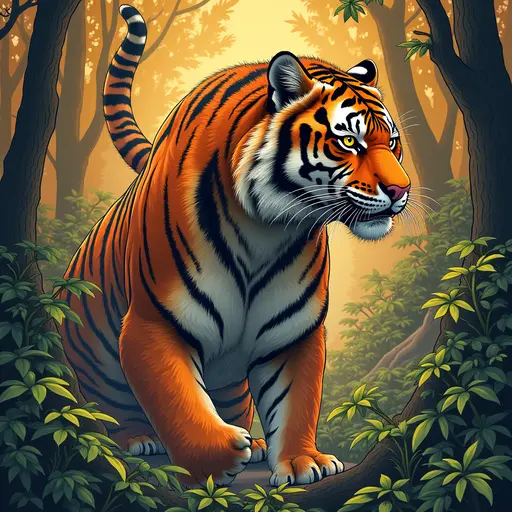 A Tiger used for avatar