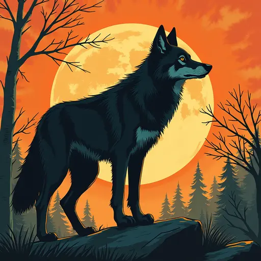 A Wolf used for avatar