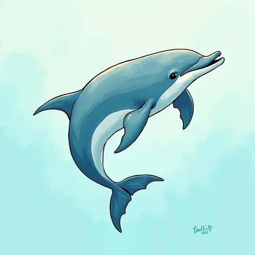 A Dolphin used for avatar