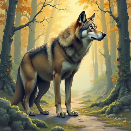 A Wolf used for avatar