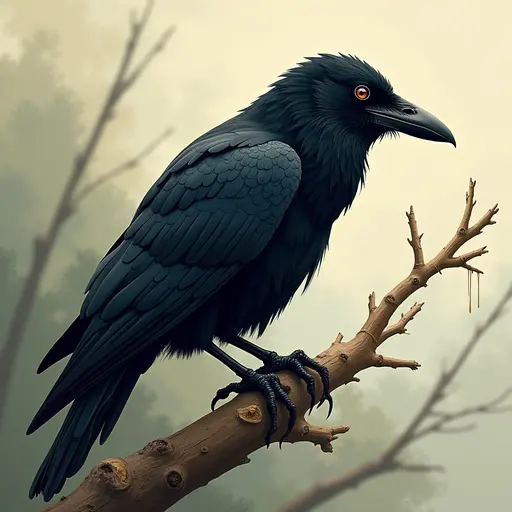 A Crow used for avatar