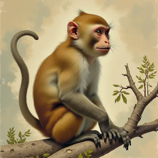 A Macaque used for avatar