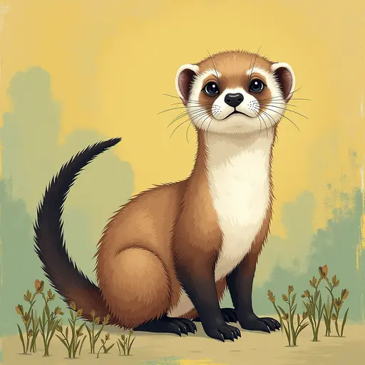 A Ferret used for avatar