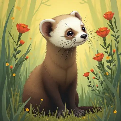 A Ferret used for avatar