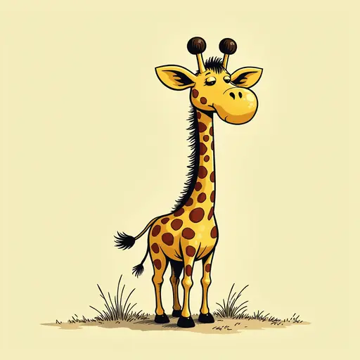 A Giraffe used for avatar