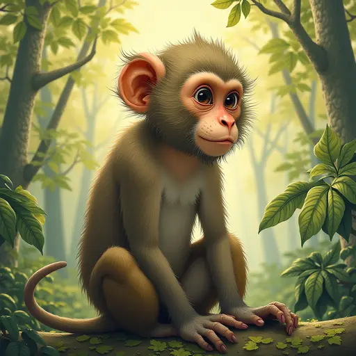 A Macaque used for avatar