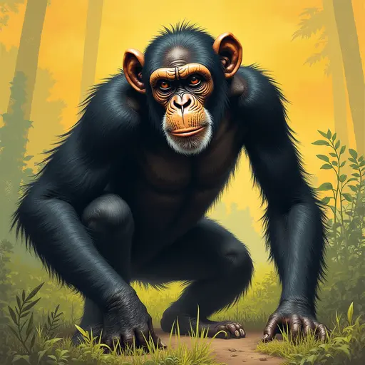 A Chimpanzee used for avatar