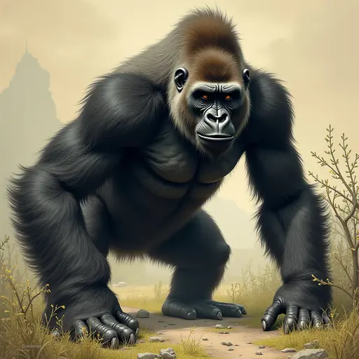 A Gorilla used for avatar