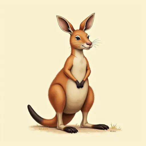 A Kangaroo used for avatar