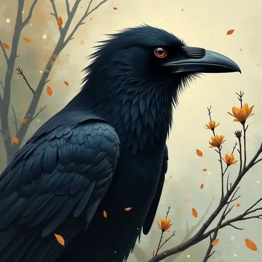 A Raven used for avatar