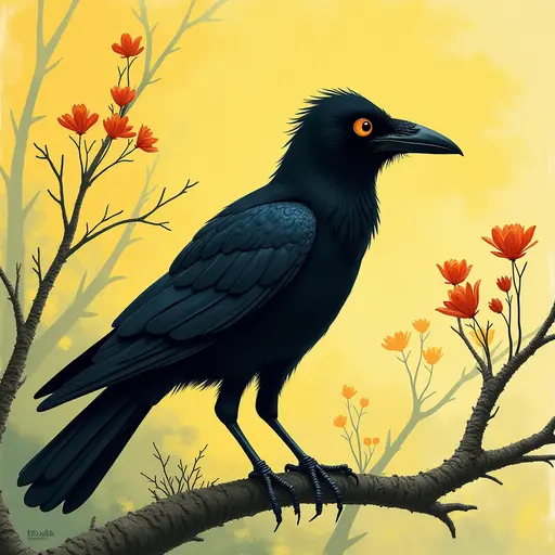 A Crow used for avatar