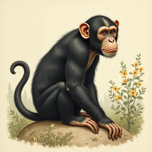 A Chimpanzee used for avatar