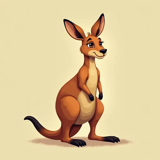 A Kangaroo used for avatar