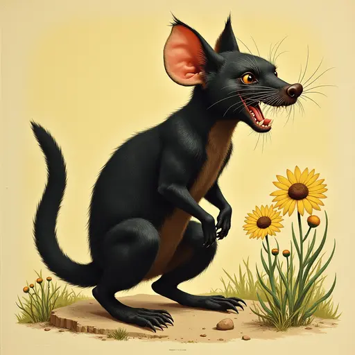 A Tasmanian Devil used for avatar