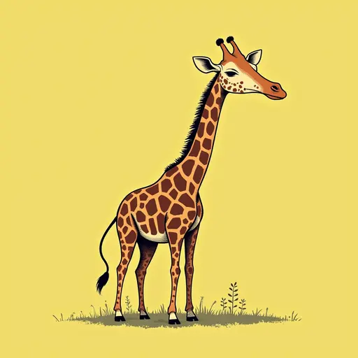 A Giraffe used for avatar