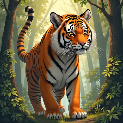 A Tiger used for avatar