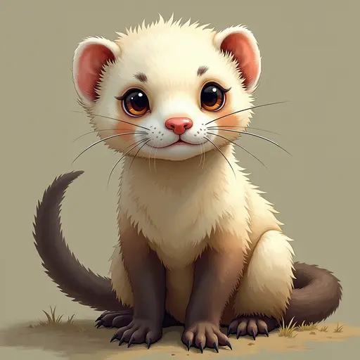 A Ferret used for avatar