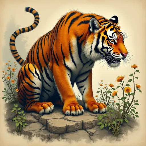 A Tiger used for avatar