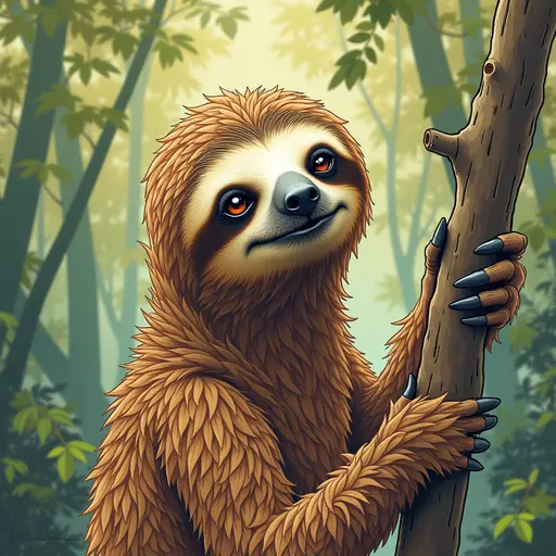 A Sloth used for avatar