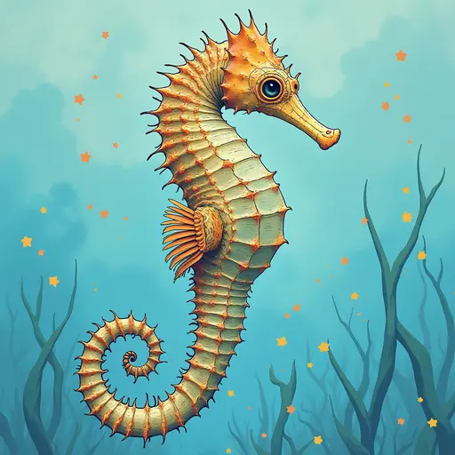 A Seahorse used for avatar