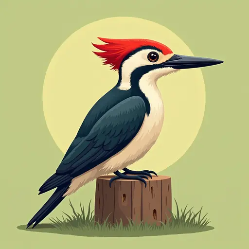 A Woodpecker used for avatar